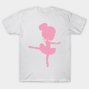 Ballerina Silhouette, Ballet Girl, Ballet Dance T-Shirt